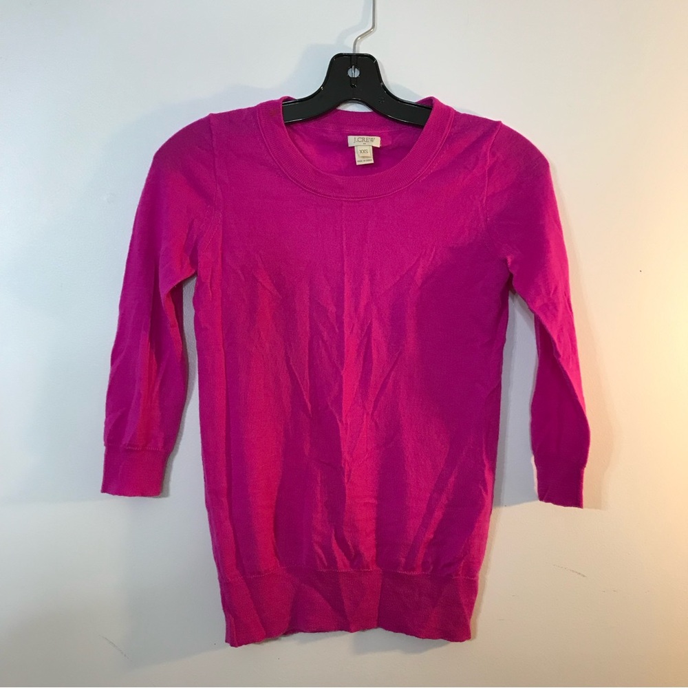 J. Crew Factory Charlie Magenta Sweater